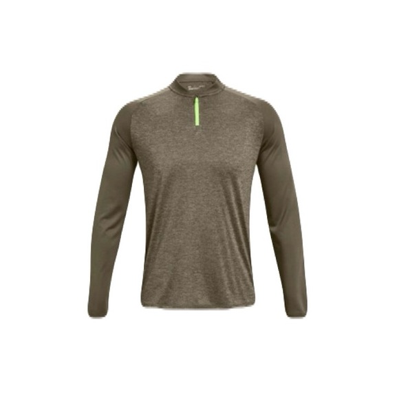 Under Armour Men’s UA Tech 2.0Novelty Golf 1/4 Zip Pullover Quirky Lime 2XL - Picture 4 of 5